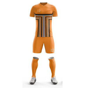 Ensembles d'uniformes 100 % polyester, kit complet, vente chaude, ensembles d'uniformes sportifs vintage, tenues de football et de soccer extensibles par sublimation - Product Image 2