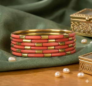 Conjunto de brazaletes de resina con Metal, joyería y accesorios hechos a mano, venta directa de fábrica - Product Image 1