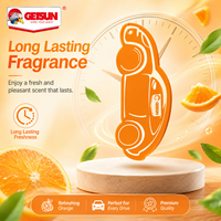 Désodorisant suspendu Getsun parfum Orange pour rétroviseur de voiture, carte aromatique éliminateur d'odeurs, accessoires de cabine de véhicule, usage quotidien
