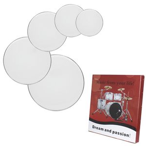 Accessori per Batteria: Pelli Bianche per Strumenti a Percussione da 22", 16", 14", 13" e 12" - Product Image 6