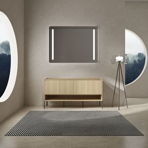 Meuble-lavabo autoportant de 60 pouces avec 4 portes de placard à fermeture amortie, sans lavabo (emballage KD) - Product Image 2