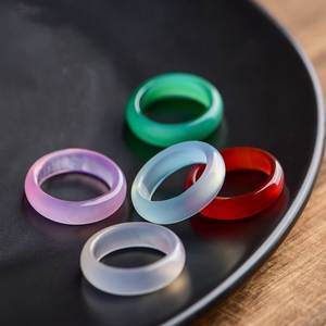 Custom Handmade <b>Resin</b> <b>Ring</b>, Unique Colorful Fashion Jewelry with Artistic Design and Modern Finish, Lightweight Statement - Product Image 1
