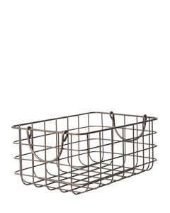 Black Metal Wire <b>Basket</b> <b>For</b> Home <b>Storage</b> Organizer With Handles <b>For</b> Kitchen <b>Bathroom</b> And Closet Organization - Product Image 3