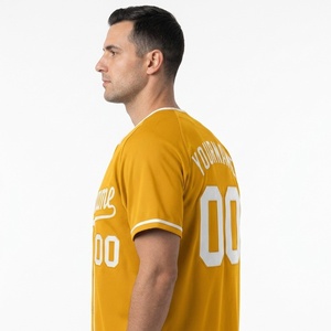 Camiseta de Béisbol al por Mayor con Logotipo Bordado, Uniforme Deportivo Unisex de Manga Corta, Malla de Poliéster, Uniforme de Béisbol 3D - Product Image 4