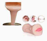 Caoutchouc de silicone liquide bicomposant couleur chair, dureté personnalisée, matière première pour la fabrication de poupées adultes et de mannequins grandeur nature