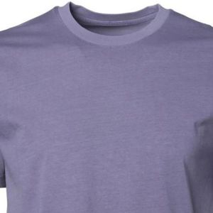 <b>Purple</b> Mens Plain Crew Neck Short Sleeve T Shirt Soft Cotton Casual Basic Tee Lightweight Breathable Summer Everyday Wear Custom - Product Image 3