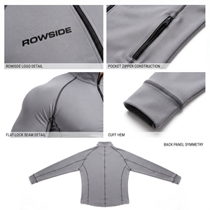 Veste de compression de yoga pour homme avec logo imprimé, vêtements de sport, coupe ajustée, veste de musculation, coupe musclée, veste de yoga légère pour l'entraînement - Product Image 6