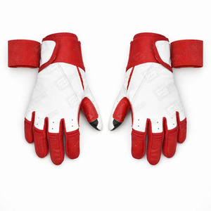 Guantes de Bateo de Béisbol Profesionales de Cuero Vacuno con Diseño de Logotipo Personalizado para Entrenamiento de Béisbol/Sóftbol, Cierre de Velcro, Tallas XL y XXL - Product Image 2