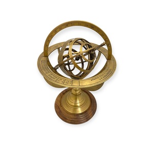 Esfera Armilar del Zodíaco, Globo Astronómico de Estilo Antiguo, Modelo Decorativo de Metal para Exhibición en el Hogar, Oficina, Escritorio o Estante, y como Regalo - Product Image 2