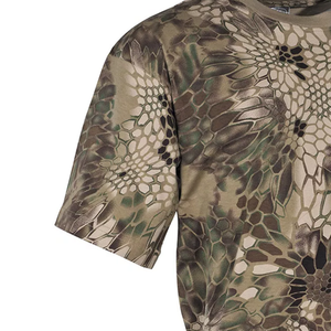 T-shirt de chasse pour homme avec motif d'animaux sauvages, en coton doux et extensible - Product Image 4