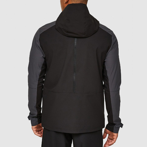 Private Label Black Men's Outdoor & Hiking Waterproof Jacket Sports Rain <b>Coat</b> for Winter Casual Style - Product Image 2