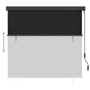 Antracite 63 \ "x98.4 \" tende e persiane eleganti per esterni per interni ed esterni - Product Image 3