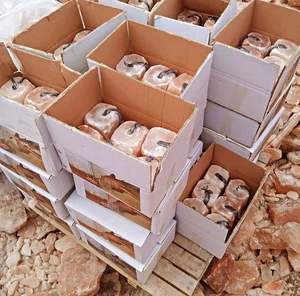 บล็อกเกลือสำหรับสัตว์ สีชมพู-เทา แร่ธาตุธรรมชาติเสริมอาหารสำหรับโค กระบือ ม้า แพะ แกะ และสัตว์ปศุสัตว์ เพื่อส่งเสริมสุขภาพ - Product Image 2