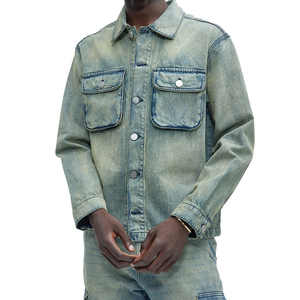 Wholesale <b>Denim</b> <b>Jacket</b> Men's Slim Fit new Style Boys <b>Denim</b> <b>Jackets</b> and Coats for Sale High Quality Demin <b>Jacket</b> for Men - Product Image 1