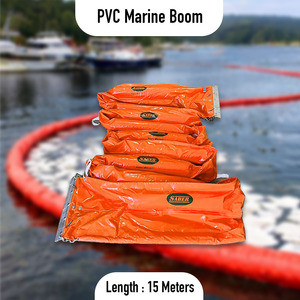 Bâche flottante industrielle en PVC pour la récupération des déversements d'hydrocarbures en mer, pour la réponse aux déversements d'urgence en port et en haute mer - Product Image 2