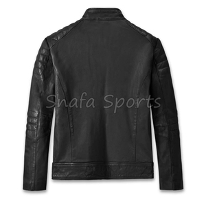 Veste en cuir haut de gamme, qualité supérieure, cuir véritable, vêtements d'extérieur élégants, veste d'hiver pour homme, élégante et durable - Product Image 2