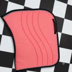 Almohadilla acolchada rosa para silla de montar inglesa con relleno de espuma, venta al por mayor, OEM, logotipo personalizado, equipo de equitación - Product Image 4