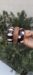 Pulseras de Madera Hechas a Mano Ecológicas para Mujer, Joyería de Moda Sostenible, Accesorios Ligeros para Uso Diario - Product Image 2