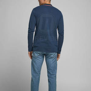 Camisa de Manga Larga de Lona Transpirable, Sólida, Informal, para Hombre, 100% Algodón, de Alta Calidad, Nuevo Diseño, a la Moda, Más Vendida - Product Image 3