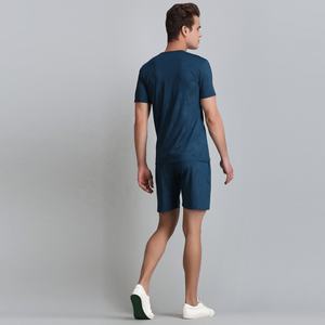 Conjuntos a juego Pantalones cortos de verano y camiseta Conjunto de cuello redondo Trajes de coral 2 piezas con ropa deportiva con logotipo personalizado - Product Image 5