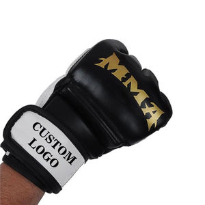 Guantes de Boxeo de Cuero Genuino con Logotipo Personalizado Premium para MMA, Muay Thai, Entrenamiento con Saco de Boxeo, 10oz, 12oz, 14oz - Product Image 4