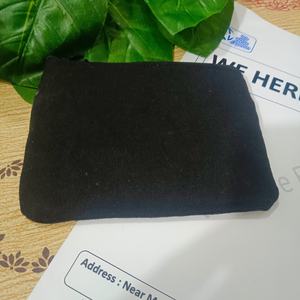 Handmade <b>Stitched</b> Beaded Cat Coin Pouch Storage Bag Single Compartment Black Beads White Eyes Artisan <b>Charm</b> Durable American - Product Image 5