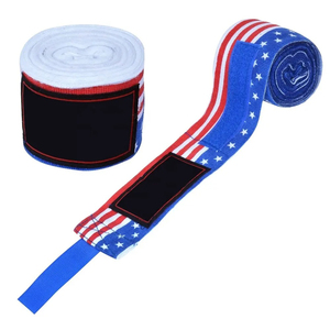 Bandages de boxe unisexes personnalisés en coton respirant avec colle en latex, flexibles, pour la protection des mains lors de l'entraînement et des combats de Muay Thai - Product Image 3
