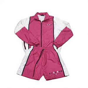 Ensemble coupe-vent d'extérieur léger, respirant et imperméable, veste et short unisexes pour le jogging, la randonnée et les sports - Product Image 1