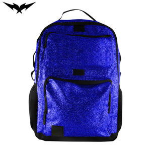 Custom Made Fashion <b>Waterproof</b> Anti-Theft Cheerleader Backpack Glitter <b>Bag</b> Big Capacity High Quality with zipper Closure - Product Image 1