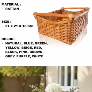 Cesta Organizadora de Cajones de Ratán Artesanal - Product Image 2