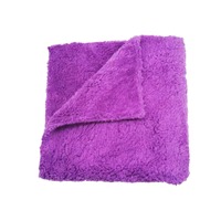 40x40cm 500GSM Wärmegeschnittenes Korallenfleece-Autotuch AZO-Zertifiziert Wiederverwendbares Weiches Auto-Detailing-Handtuch