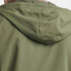 Veste coupe-vent d'hiver en coton à capuche personnalisée OEM pour hommes, avec logo frontal, imperméable, respirante, nouveau design - Product Image 5