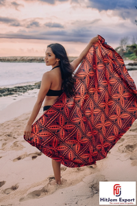 Premium Custom Printed Hawaiian Lavalava Sarong Samoa Upolu Apia Savaii Salelologa OEM ODM Customized Manufacturing Service - Product Image 4