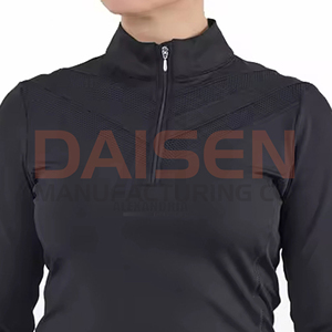 Women Lightweight Riding Shirt <b>Long</b> <b>Sleeve</b> Breathable Athletic Top Suitable for Equestrian Sports Activities - Product Image 4