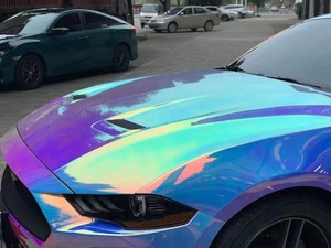 Películas Vinílicas de Color Arcoíris para Automóviles de Alta Calidad de la Marca NICAI, Adhesivos para Carrocería Completa de Vehículos, 0.15mm, Venta al Por Mayor - Product Image 2