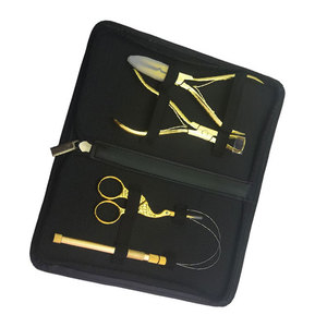 Kit de Pinzas para Extensiones de Cabello de Acero Inoxidable de Grado Quirúrgico, Color Sólido, Profesional, Personalizable, Calidad de Salón, Duradero y Ergonómico - Product Image 4