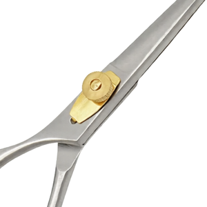 Professional Super Cut Barber Scissors 5.5 Inch Gold & Silver Stainless Steel Hair Cutting <b>Shears</b> Salon Styling <b>Tool</b> - Product Image 6