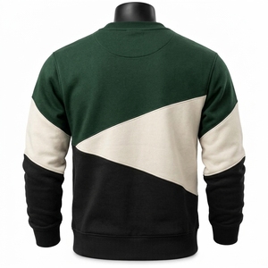 Sudadera de Invierno para Hombre, de Cuello Redondo, con Estampado de Diseño, Logotipo Bordado, de Lujo, 100% Felpa de Algodón Súper Suave - Product Image 2