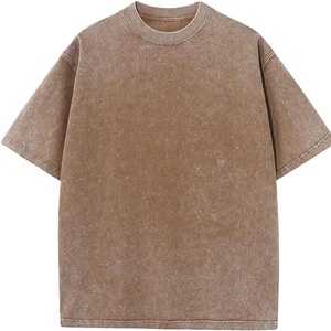 Camiseta 100% algodón personalizada con cuello redondo, camiseta de color sólido con cuello redondo, camiseta para hombre, camiseta de cuello redondo para hombre - Product Image 1