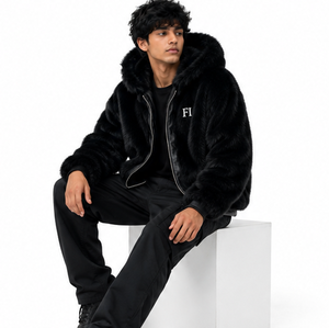 Veste en polaire chaude personnalisée avec logo, fermeture éclair intégrale, capuche, coupe oversize, streetwear décontracté d'hiver, sweats à capuche en coton polaire pour hommes, fournisseur en gros - Product Image 4