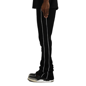 Pantalones Deportivos Casuales de Alta Calidad para Hombre, Corte Regular, Antiarrugas, Estilo Jogger, Anchos y Acampanados - Product Image 3