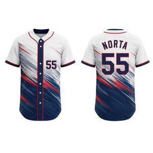 Maillot de baseball bleu roi dégradé, imprimé à dégradé vertical, en polyester lisse, uniforme de performance pour les équipes sportives scolaires - Product Image 6