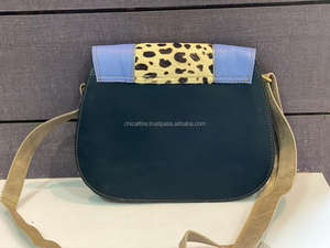 New Arrival Recycled Leather Sling Bag Women Genuine Multi Colorful Crossbody Bag Handcrafted <b>Animal</b> Print <b>Fur</b> Luxury Sling Bag - Product Image 5