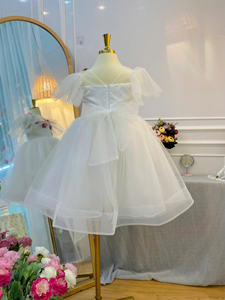 ชุดเดรสเด็กผู้หญิงแขนสั้นแบบสบายๆ หลายชั้น สไตล์วินเทจ เป็นมิตรกับสิ่งแวดล้อม มีหลายสีให้เลือก รับทำโลโก้ตามสั่ง ผลิตแบบ ODM - Product Image 4