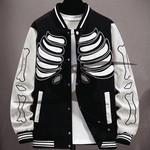 แจ็คเก็ตบอมเบอร์แบบวาร์ซิตี้สำหรับผู้ชาย คุณภาพพรีเมียม ปี 2026 ออกแบบเองได้ พร้อมแขนหนังเบสบอล แจ็คเก็ตวาร์ซิตี้สำหรับฤดูหนาว - Product Image 1