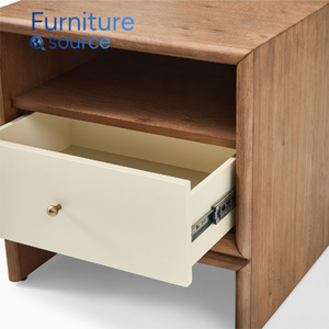 Table de chevet moderne signature avec 2 tiroirs, écologique, table de rangement réglable pour la maison, l'hôtel, la villa - Usine vietnamienne OEM/ODM - Product Image 3