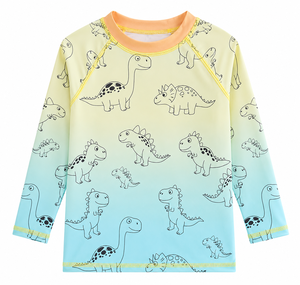 Kids Outdoor Swim T Shirt for <b>Boys</b> Breathable Lightweight Beach Clothing <b>Boys</b> UV Protective Swim Tee Comfortable Stretch Summer - Product Image 3