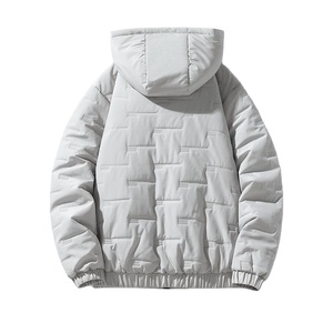 2025แจ็คเก็ตขนเป็ดมีฮู้ดให้ความอบอุ่นใส่ได้ทั้งชายและหญิงสำหรับฤดูใบไม้ผลิน้ำหนักเบากันลมกันน้ำได้ควิลท์โค้ททำงานทางการใส่กลางแจ้งมีโลโก้ด้านหน้า - Product Image 4