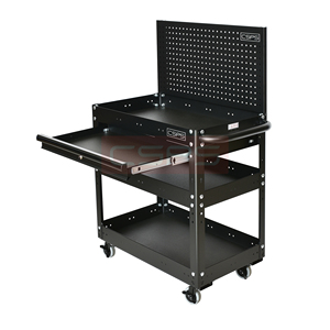 Armario de Almacenamiento de Herramientas de 3 Niveles, Acero con Recubrimiento en Polvo, para Mecánico/Garaje, con Cajones y Ruedas, Capacidad de Carga de 135 kg, Moderno, ODM/OEM - Product Image 4