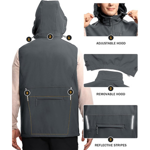 Chaleco Térmico Transpirable para Hombre, 360g, Invierno, con Logotipo Personalizado, Ropa de Trabajo para Exteriores, OEM, Exportación de Pakistán, Suministro de Fabricante Global - Product Image 4